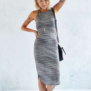 Ecote Space Dye Body-con Midi Dress